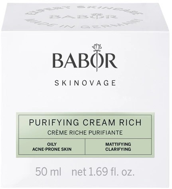 Крем для обличчя Babor Skinovage Purifying Rich 50 мл (4015165371373) - зображення 2