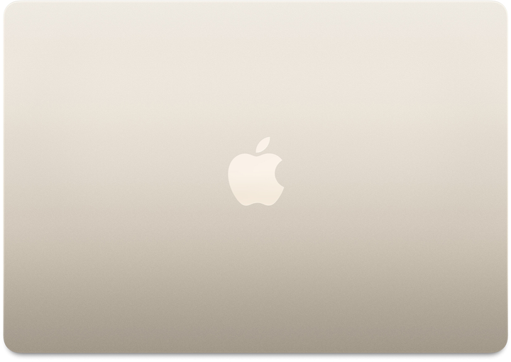 Laptop Apple MacBook Air 15.3" M3 16/256GB 2024 (APL_MC9F4) (Qwerty + Cyrylica) Starlight - obraz 3