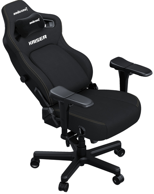 Крісло ігрове Anda Seat Kaiser 4 XL Black Fabric (AD12YDDC-XLL-20-B-CF) - зображення 7