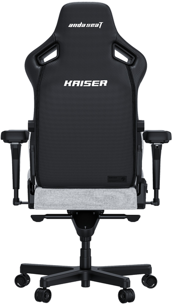 Fotel gamingowy Anda Seat Kaiser 4 XL Gray Fabric (AD12YDDC-XLL-20-G-CF) - obraz 4