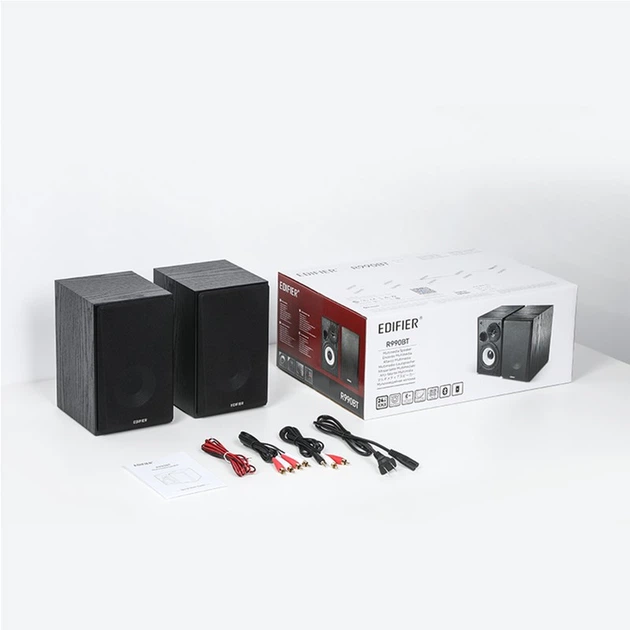 System głośnikowy Edifier R990BT 2.0 24W Bluetooth Black (R990BTBlack) - obraz 6