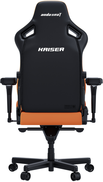 Крісло ігрове Anda Seat Kaiser 4 L Blaze Orange (AD12YDDC-L-20-O-PV/C) - зображення 5
