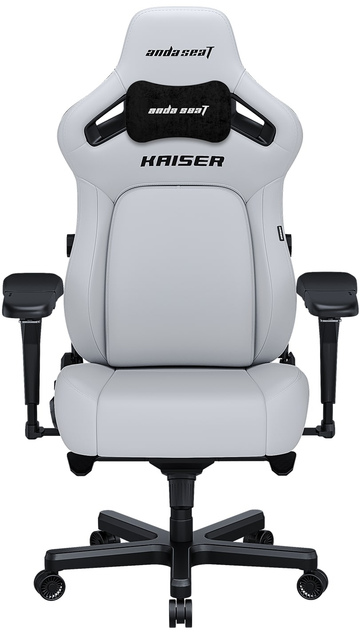 Fotel gamingowy Anda Seat Kaiser 4 L Cloudy White (AD12YDDC-L-20-W-PV/C) - obraz 1