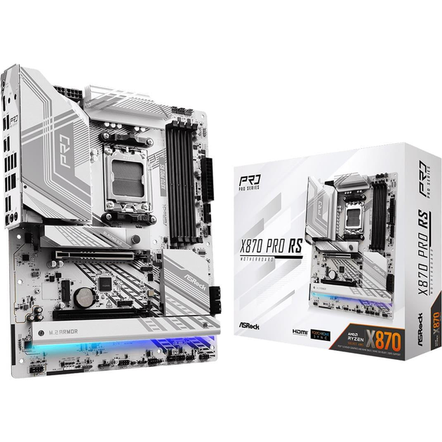 Материнська плата AsRock X870 PRO RS (X870 PRO RS) (Socket AM5, AMD X870, ATX) - изображение 6