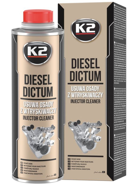 Присадка K 2 для очищення форсунок diesel dictum 500 мл w 325 (5906534016126) - зображення 2