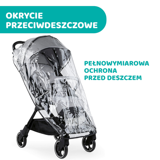 Wozek spacerowy dziecięcy Chicco We Cool Gray Szary (8058664139651) - obraz 11