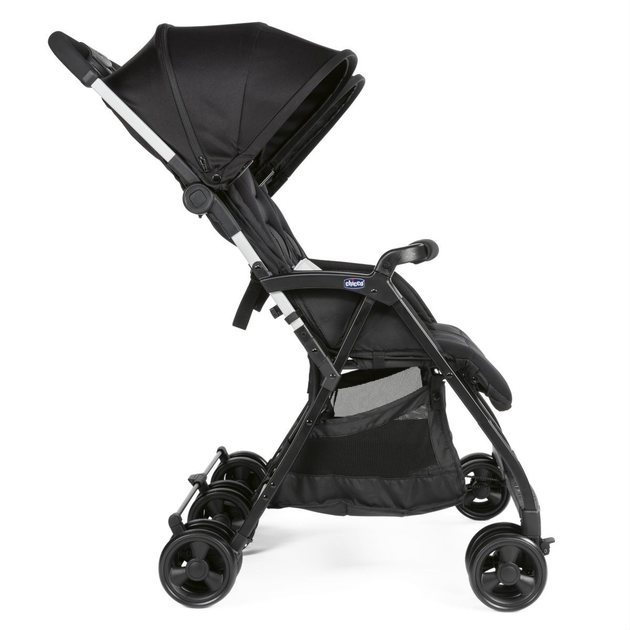 Прогулянкова коляска двомісна для близнюків Chicco OHlala Twin Black Night Чорна (8058664125456) - зображення 5