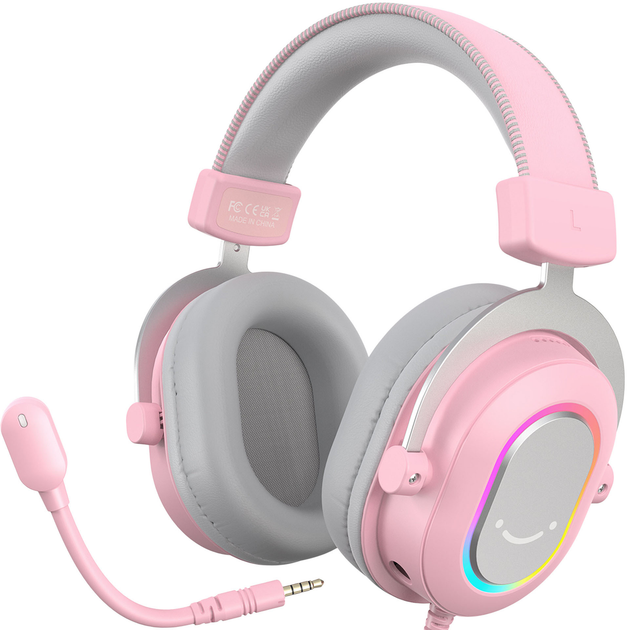 Słuchawki Fifine H6P AmpliGame RGB 7.1 Pink (4820216973266) - obraz 2