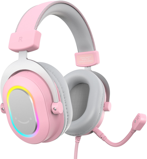 Słuchawki Fifine H6P AmpliGame RGB 7.1 Pink (4820216973266) - obraz 4