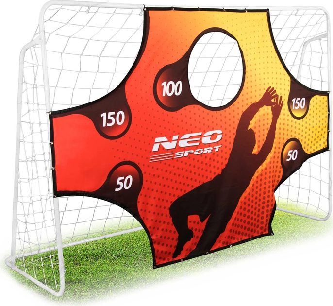 Bramka do piłki nożnej Neo Sport 245 x 155 x 80 cm NS-455 (5908220479819) - obraz 3