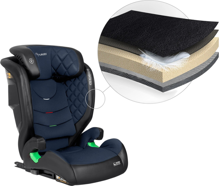Fotelik samochodowy Nukido Louis Black-Blue (5903890619145) - obraz 4