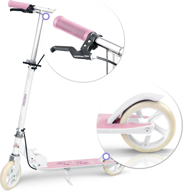Hulajnoga dziecięca RICOKIDS Kodi Baletnica 765606 Różowa (5903890619732) - obraz 6
