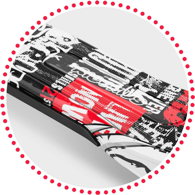 Самокат дитячий RICOKIDS Piko триколісний Black-Red (5903890605360) - зображення 8