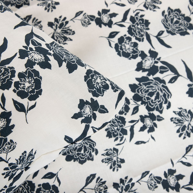 Komplet pościeli Homla Floral Hamptons King Size Poszewka na pościel 220 x 200 cm + 2 poszewki na poduszki 70 x 80 cm bawełniany (5906496730412) - obraz 3