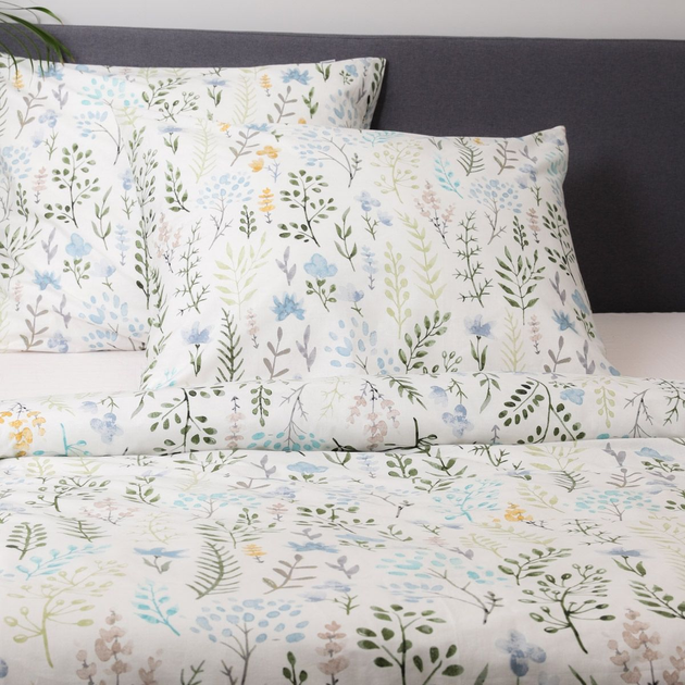 Комплект постільної білизни Homla Fore King Size бавовняний Білий 200 x 220 см (5904183825861) - зображення 3