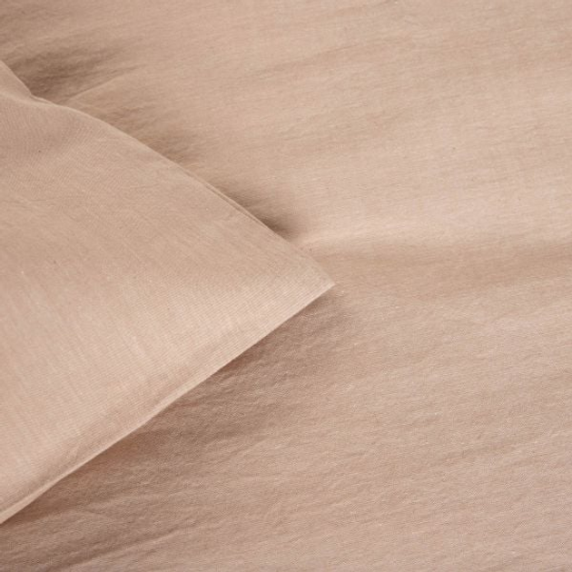 Komplet pościeli Homla Gossy King Size Poszewka na pościel 220 x 200 cm + 2 poszewki na poduszki 70 x 80 cm bawełniany Beżowy (5906496729508) - obraz 3
