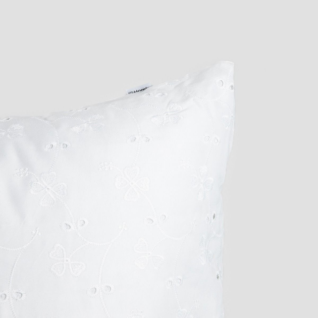 Комплект постільної білизни Homla Karumi King Size Підковдра 220 x 200 см + 2 наволочки 50 x 60 см із вишивкою Білий (5906496725128) - зображення 3