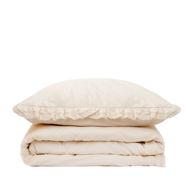 Комплект постільної білизни Homla Moises King Size Підковдра 200 x 220 см + 2 наволочки 70 x 80 см бавовняний Бежевий (5904183843735) - зображення 2