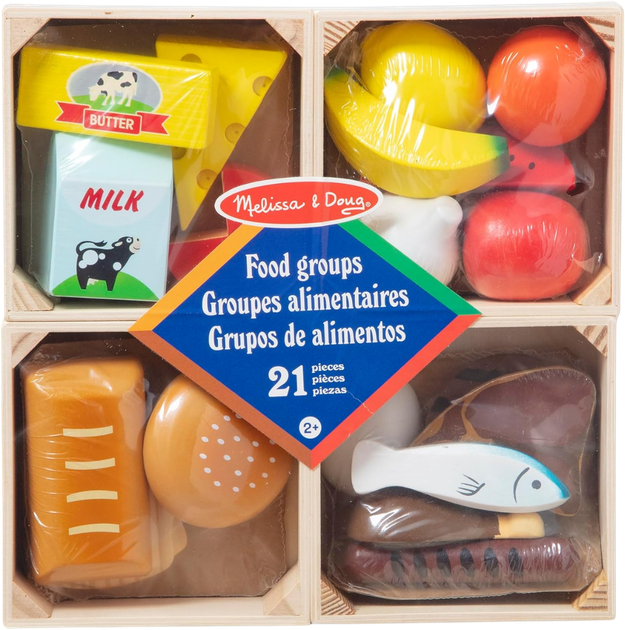Ігровий набір Melissa & Doug Дерев'яна Їжа (681147005174) - зображення 1