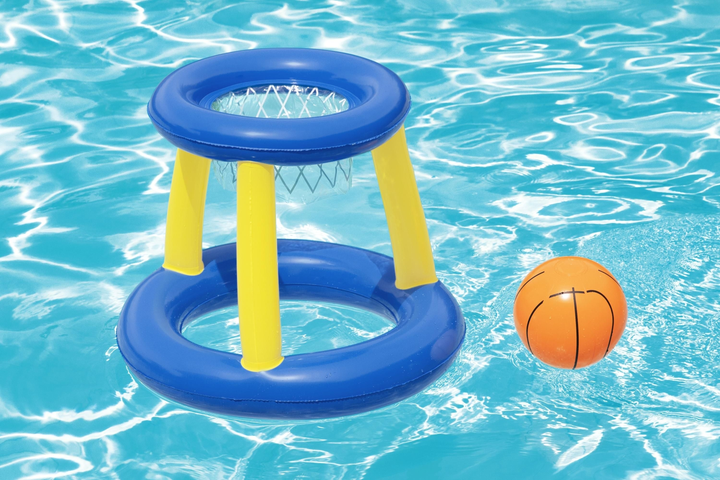 Zestaw pływający do gry Bestway 52418 Kosz i Piłka 61 cm (6942138981964) - obraz 7