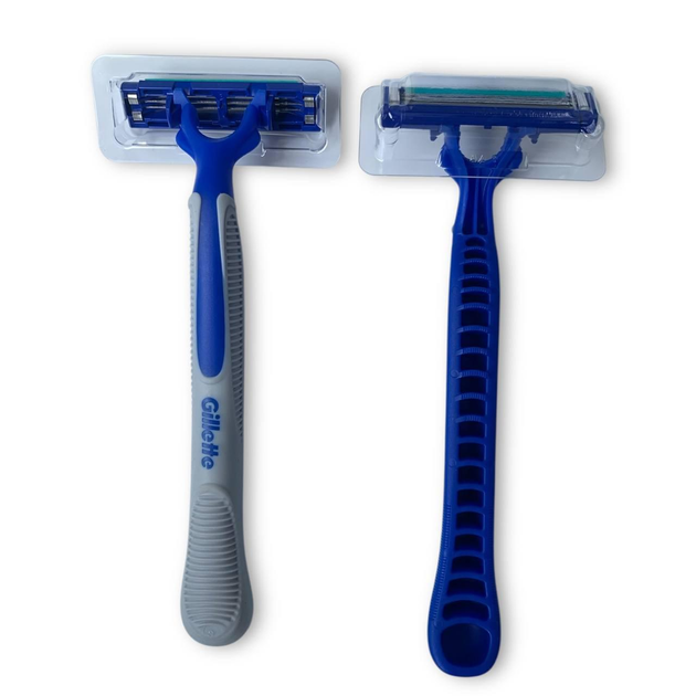 Одноразові бритви Gillette Blue3 Simple 8 шт чоловічі станки з 3 лезами, комфортне гоління - зображення 2