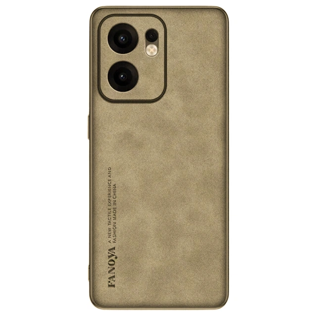 Шкіряний чохол Fanoya для Oppo Reno13 F 4G / 5G gray - Фото 1 Шкіряний чохол Fanoya для Oppo Reno13 F 4G / 5G gray - зображення 1