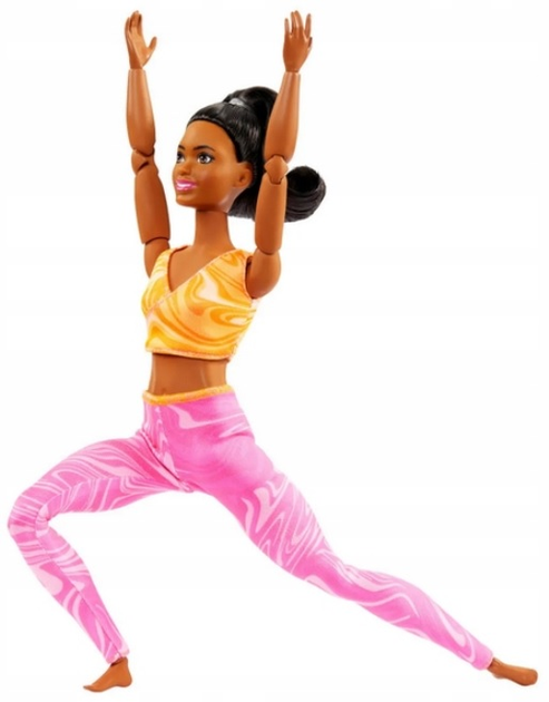 Lalka Barbie Made to Move Czarne włosy (0194735176748) - obraz 4