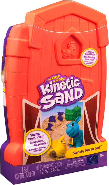 Zestaw dla lepienia Kinetic Sand Piaskowa Farma (681147063969) - obraz 2