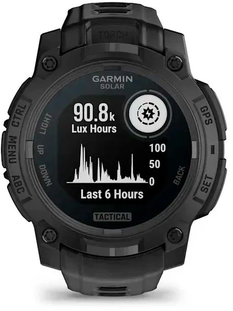 Смарт-годинник Garmin Instinct 3 45mm Solar Tactical Black (010-02934-50) - зображення 2