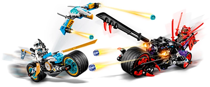 Конструктор LEGO NINJAGO Уличные гонки змей 308 деталей (70639