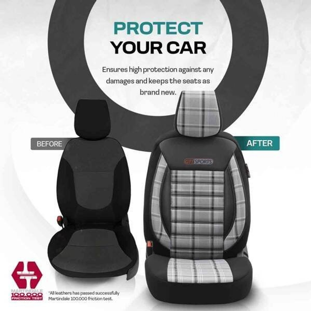 Чохли на автокрісла Amio OTOM GTI 811 3-ZIP (8681892009337) - зображення 8