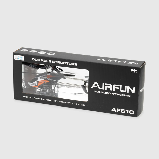 Вертолет на пульте Airfun 38см аккумуляторный, до 20 км/час AF610-3 - изображение 10