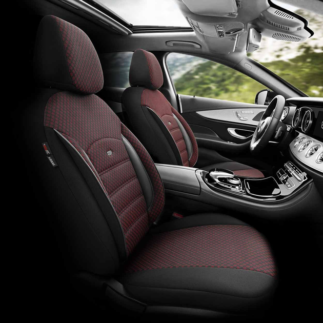 Pokrowce na siedzenie samochodowe Amio OTOM Sport Plus 103 Burgundy (8681892784821) - obraz 10