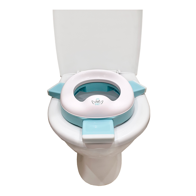 Дитячий дорожній складаний горщик та накладка на унітаз 3 в 1 Just Baby Trino Blue (JB-001) - зображення 2