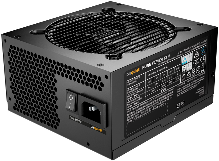 Zasilacz be quiet! Pure Power 13 M 650 W (BP025EU) - obraz 2