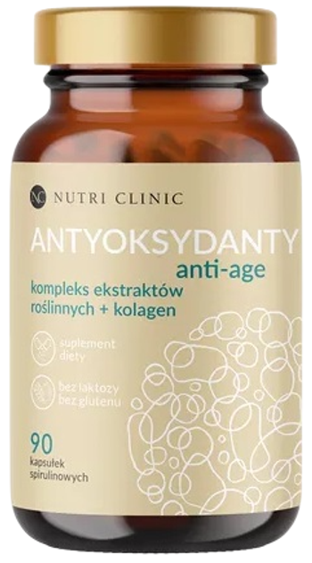 Дієтична добавка Nutri Clinic Антиоксиданти 90 капсул (5902768600124) - зображення 1