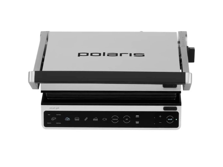 Електрогриль притискний Polaris PGP 7002 Optimal Temp Silver - изображение 3