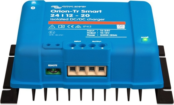 Автомобільний інвертор Victron Energy ORI241224120 Orion-Tr Smart 24/12-20В 240 Вт DC-DC (8719076046080) - зображення 4
