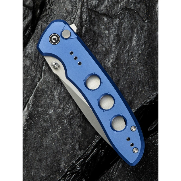 Складной туристический нож Civivi Hyperpulse, (8.9 см) 14C28N / Aluminum синий - изображение 13