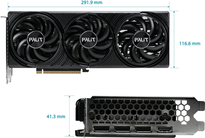 Відеокарта Palit PCI-Ex GeForce RTX 5070 Infinity 3 12GB GDDR7 (192bit) (2512/28000) (HDMI, 3 x DisplayPort) (NE75070019K9-GB2050S) - зображення 9