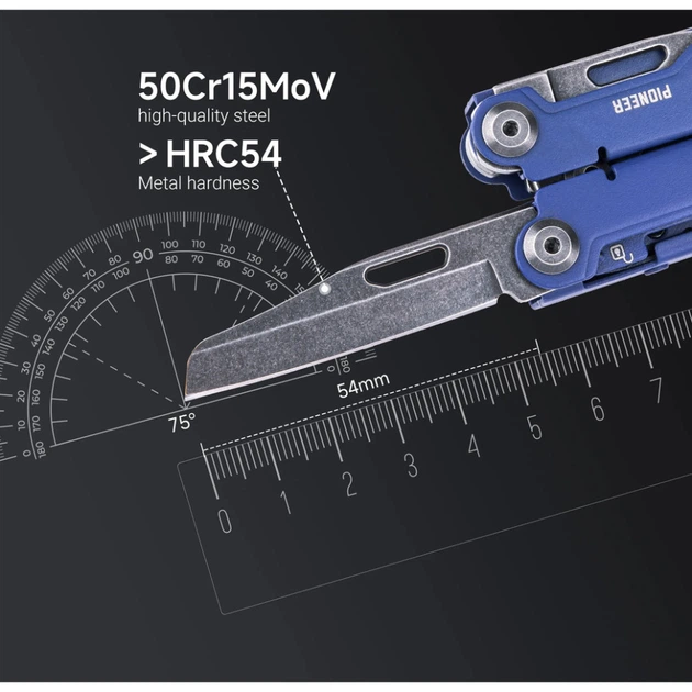 Мультитул Nextorch Pioneer MT20, синий - Фото 11 Мультитул Nextorch Pioneer MT20, синий - изображение 11