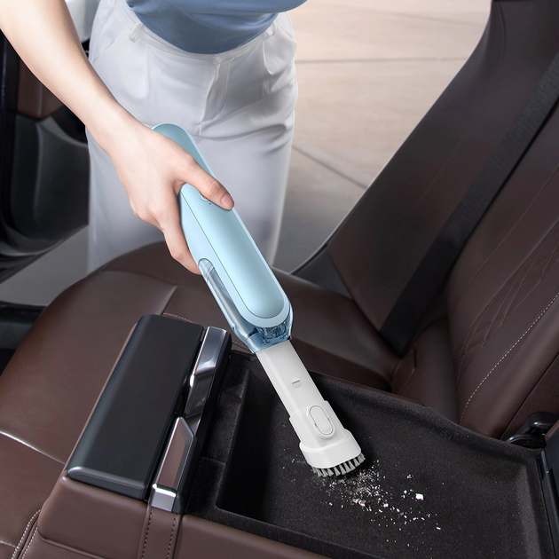 Odkurzacz samochodowy Baseus A1 Car Vacuum Cleaner Glacier Blue (VCAQ010003) - obraz 6