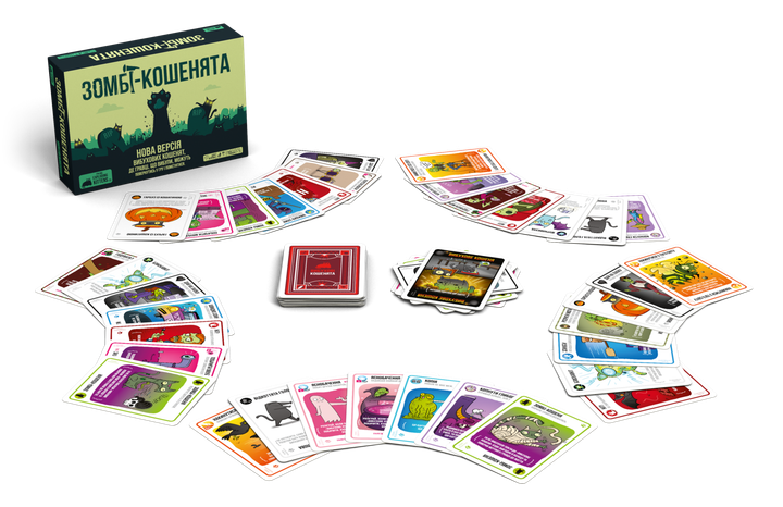 Настольная игра Rozum Взрывные котята: Зомби-котята (Zombie Kittens) - Фото 3 Настольная игра Rozum Взрывные котята: Зомби-котята (Zombie Kittens) - изображение 3