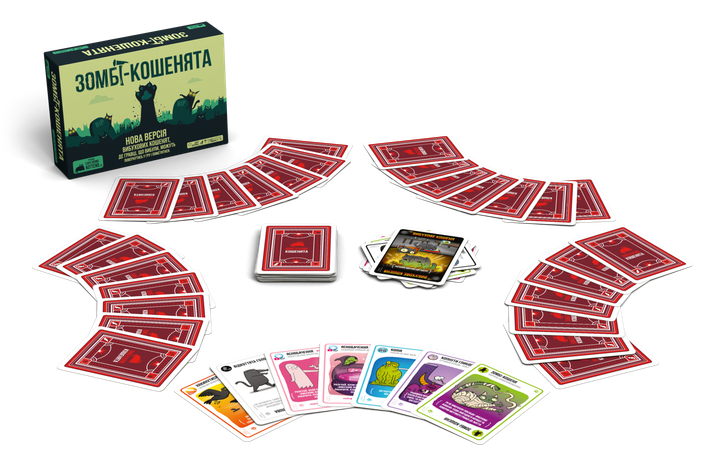 Настольная игра Rozum Взрывные котята: Зомби-котята (Zombie Kittens) - Фото 4 Настольная игра Rozum Взрывные котята: Зомби-котята (Zombie Kittens) - изображение 4