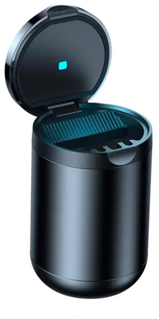 Попільничка Baseus Premium 2 Series Car Ashtray Cluster Чорна (C20464700111-00) - зображення 2