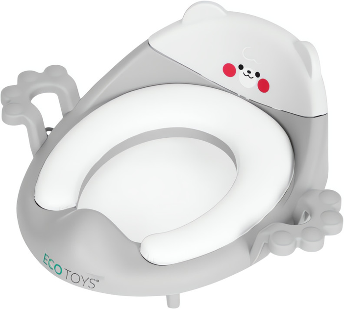 Сидіння для унітазу EcoToys сіре 37х37х40.5 см (5905817005581) - зображення 3