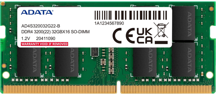 Оперативна памʼять G.Skill SO-DIMM DDR4-3200 16384MB PC5-25600 Gold Tray (GD4S3200316G-SMI) - зображення 1