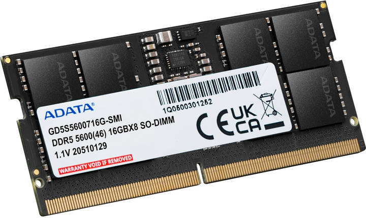 Оперативна памʼять G.Skill SO-DIMM DDR5-5600 16384MB PC5-44800 Gold Tray (GD5S5600716G-SMI) - зображення 2