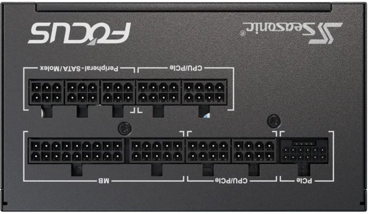 Блок живлення Seasonic FOCUS GX ATX 3.1 750 W (FOCUS-GX-750-ATX31) - зображення 7