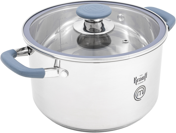 Каструля Krauff зі скляною кришкою діаметр 22 см 4.7 л (26-238-087) - зображення 11